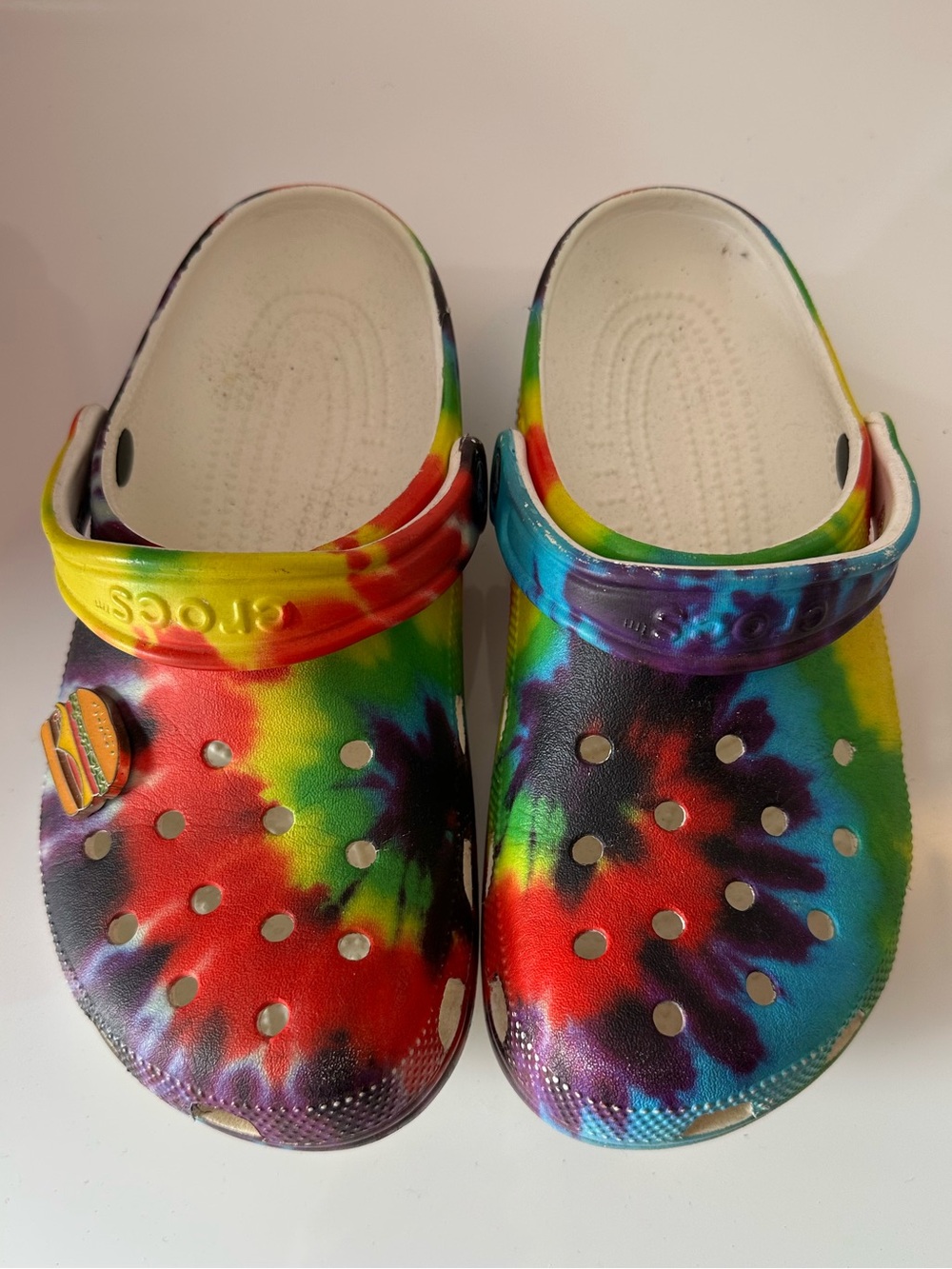 Tie Dye Crocs 9 Women’s